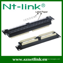 1U Cat5E 10 Zoll 12 Port Patchpanel